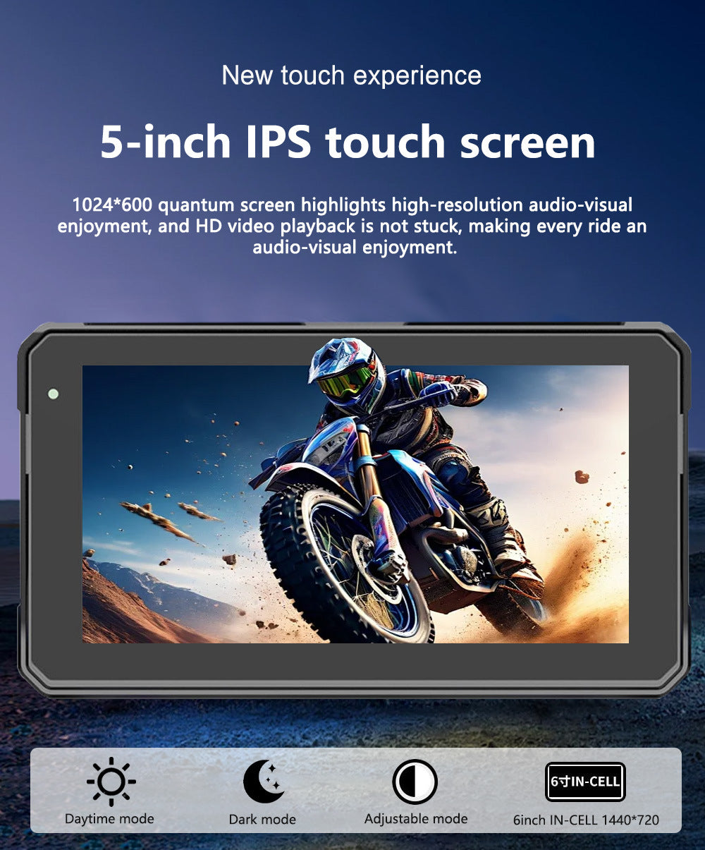 5/7 inch Carplay Motorcycle Wireless CarPlay Android Auto Airplay Display Screen Portable Moto Monitor IPX7