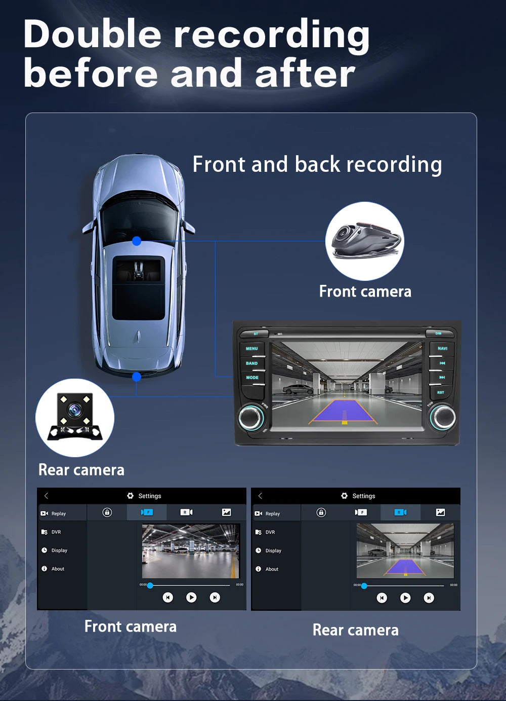2 Din Carplay Android Auto Car Stereo multimedia Player For Audi A4 B6 2000-2006 S4 B7 RS4 Seat Exeo Autoradio GPS Navi 7862