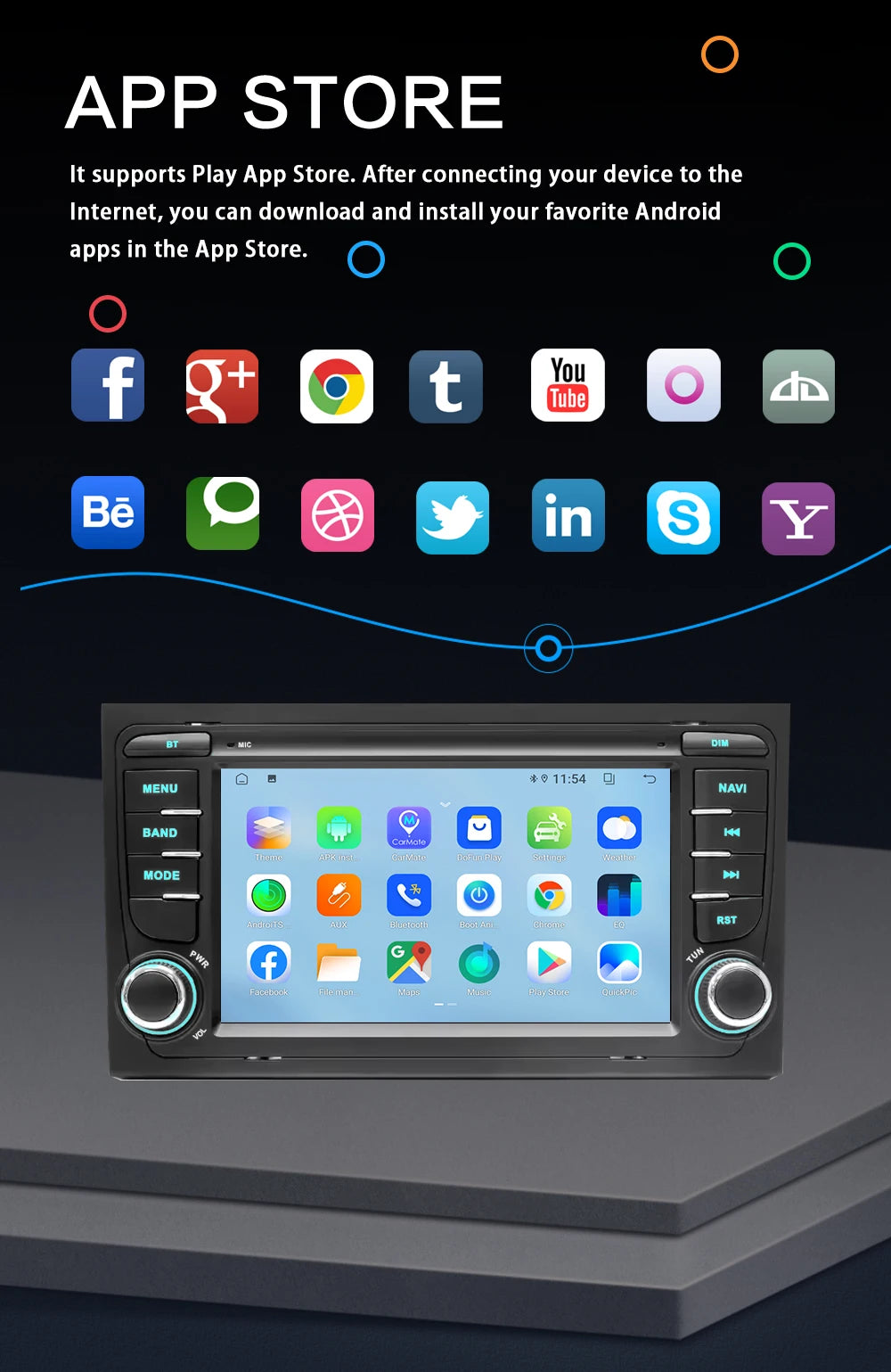 2 Din Carplay Android Auto Car Stereo multimedia Player For Audi A4 B6 2000-2006 S4 B7 RS4 Seat Exeo Autoradio GPS Navi 7862