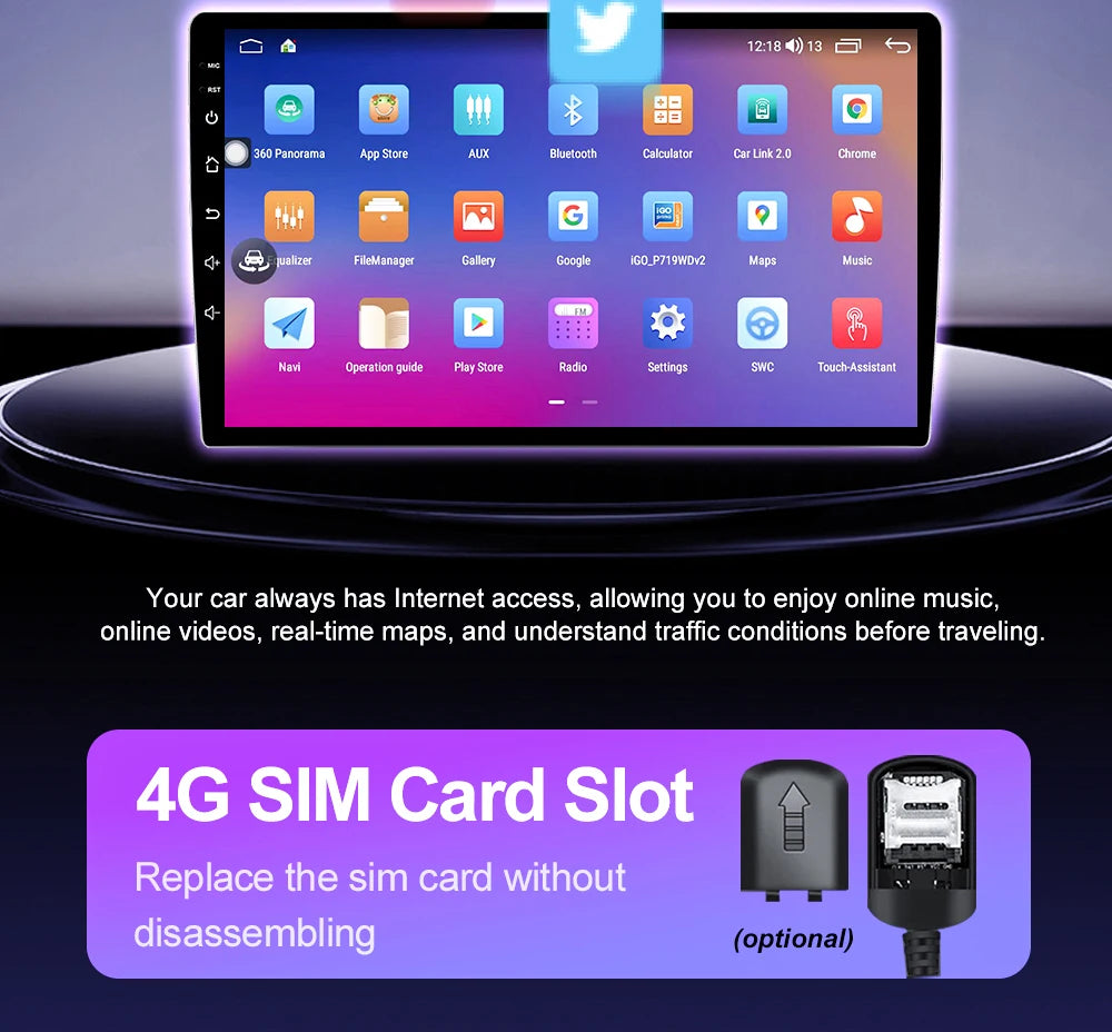 No 2din Android 16 For Peugeot 2008 208 Series 2012 - 2018 Carplay Car Radio Multimedia Player Stereo Video GPS Autoradio DVD 2k