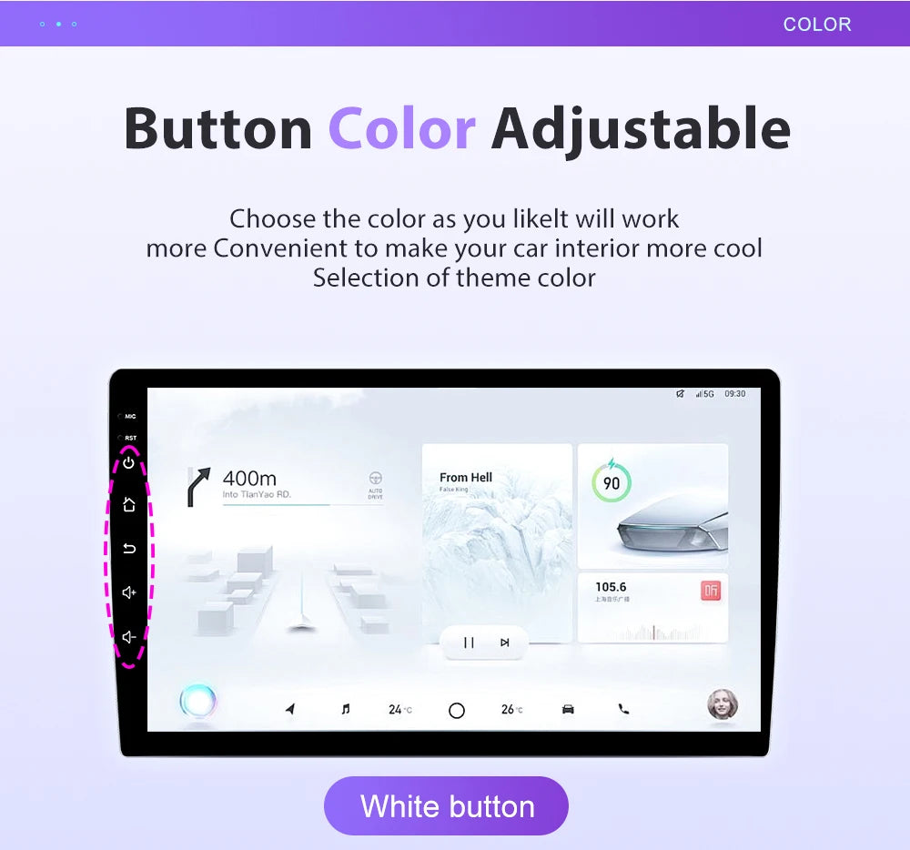 No 2din Android 16 For Peugeot 2008 208 Series 2012 - 2018 Carplay Car Radio Multimedia Player Stereo Video GPS Autoradio DVD 2k