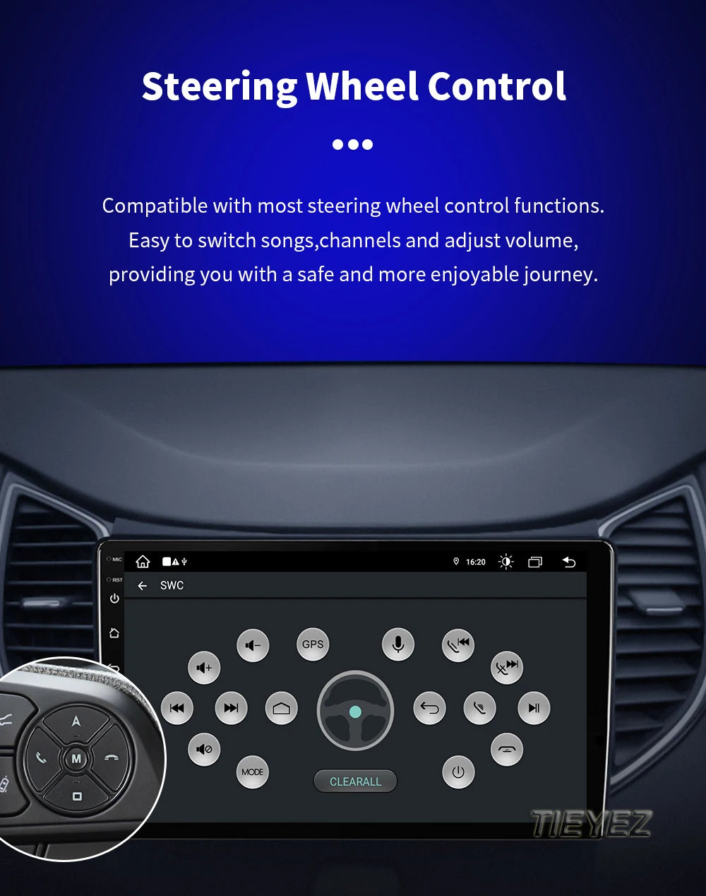 Carplay 2 Din Android 15 Car Radio Audio Multimedia For Opel Corsa E 2014 2015 - 2019 GPS Navigation Auto Stereo Monitor BT WIFI