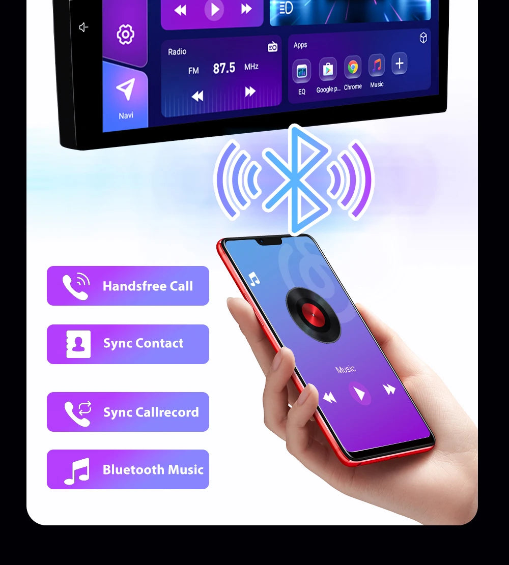 No 2din Android 16 For Peugeot 2008 208 Series 2012 - 2018 Carplay Car Radio Multimedia Player Stereo Video GPS Autoradio DVD 2k