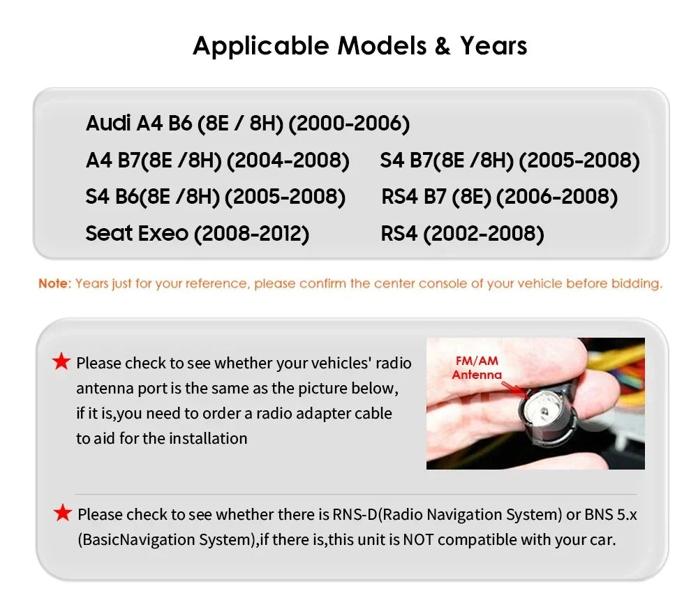 2 Din Carplay Android Auto Car Stereo multimedia Player For Audi A4 B6 2000-2006 S4 B7 RS4 Seat Exeo Autoradio GPS Navi 7862