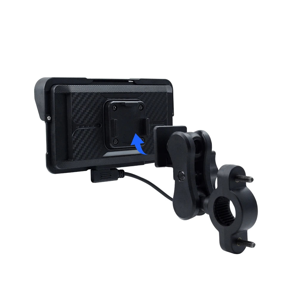 EKIY 5.0 inch Wireless CarPlay Moto Android Auto Portable Digital Motorcycle Dashboard GPS Motorcycle Navigation Display Screen