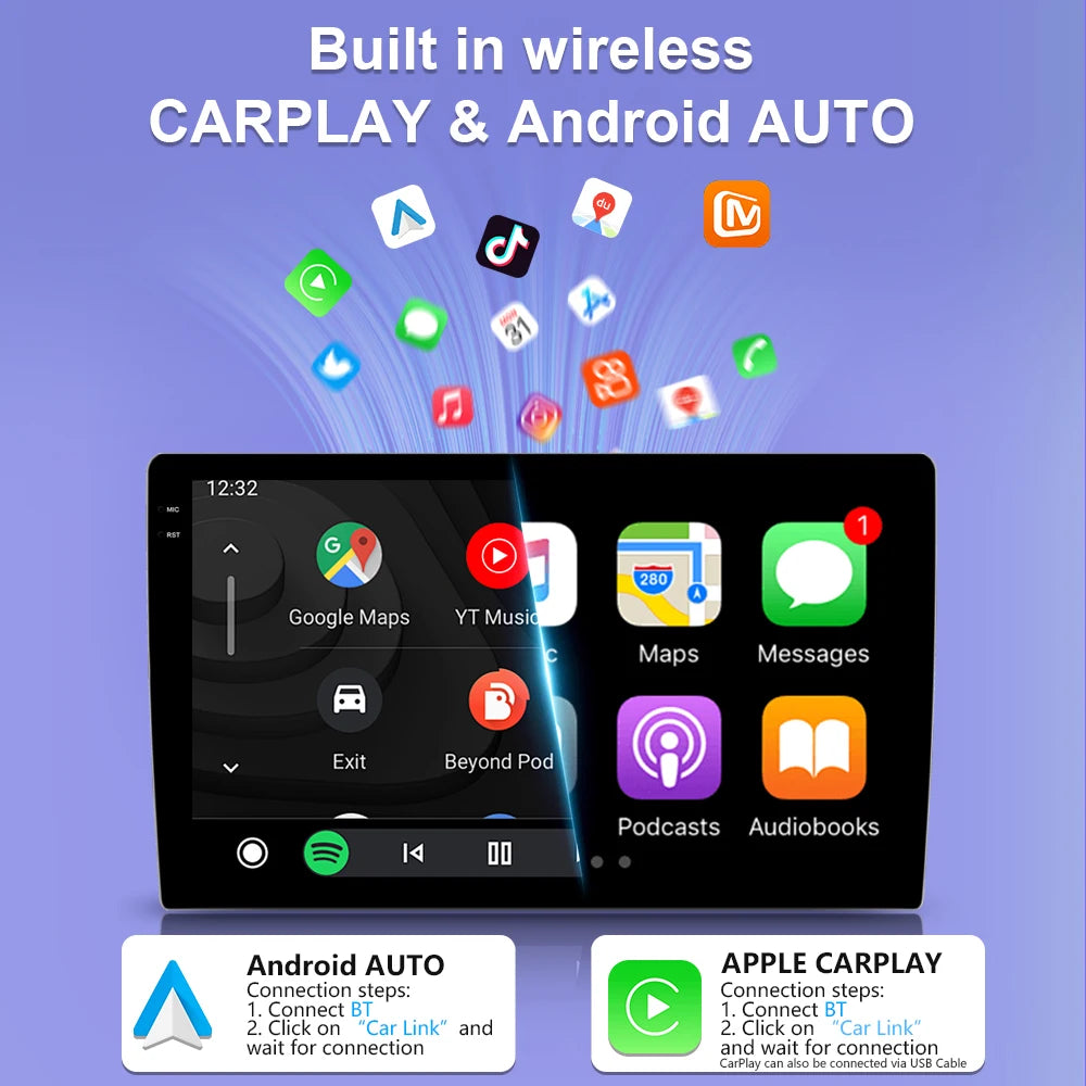 No 2din Android 16 For Peugeot 2008 208 Series 2012 - 2018 Carplay Car Radio Multimedia Player Stereo Video GPS Autoradio DVD 2k