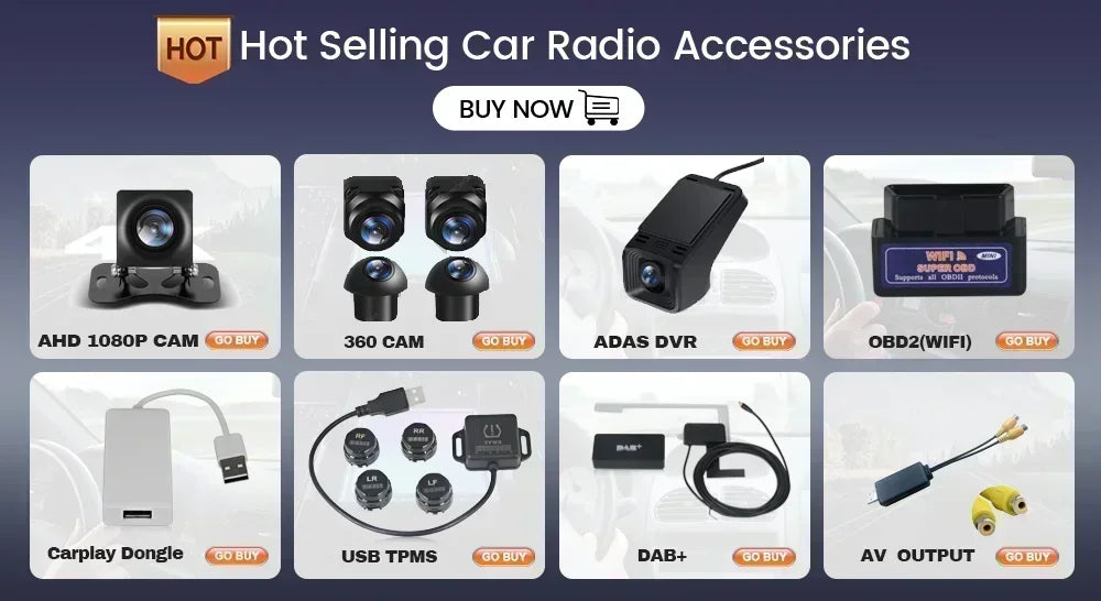 1din Car Play Android Auto Radio Multimedia Video Player 5inch Touch Screen Automotive Intelligent System Rear View Camera Input