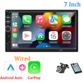 Car Radio 1 Din 7“ Carplay Android Auto Universal Multimedia Autoradio Player HD Touch Screen FM AUX Input Bluetooth MirrorLink