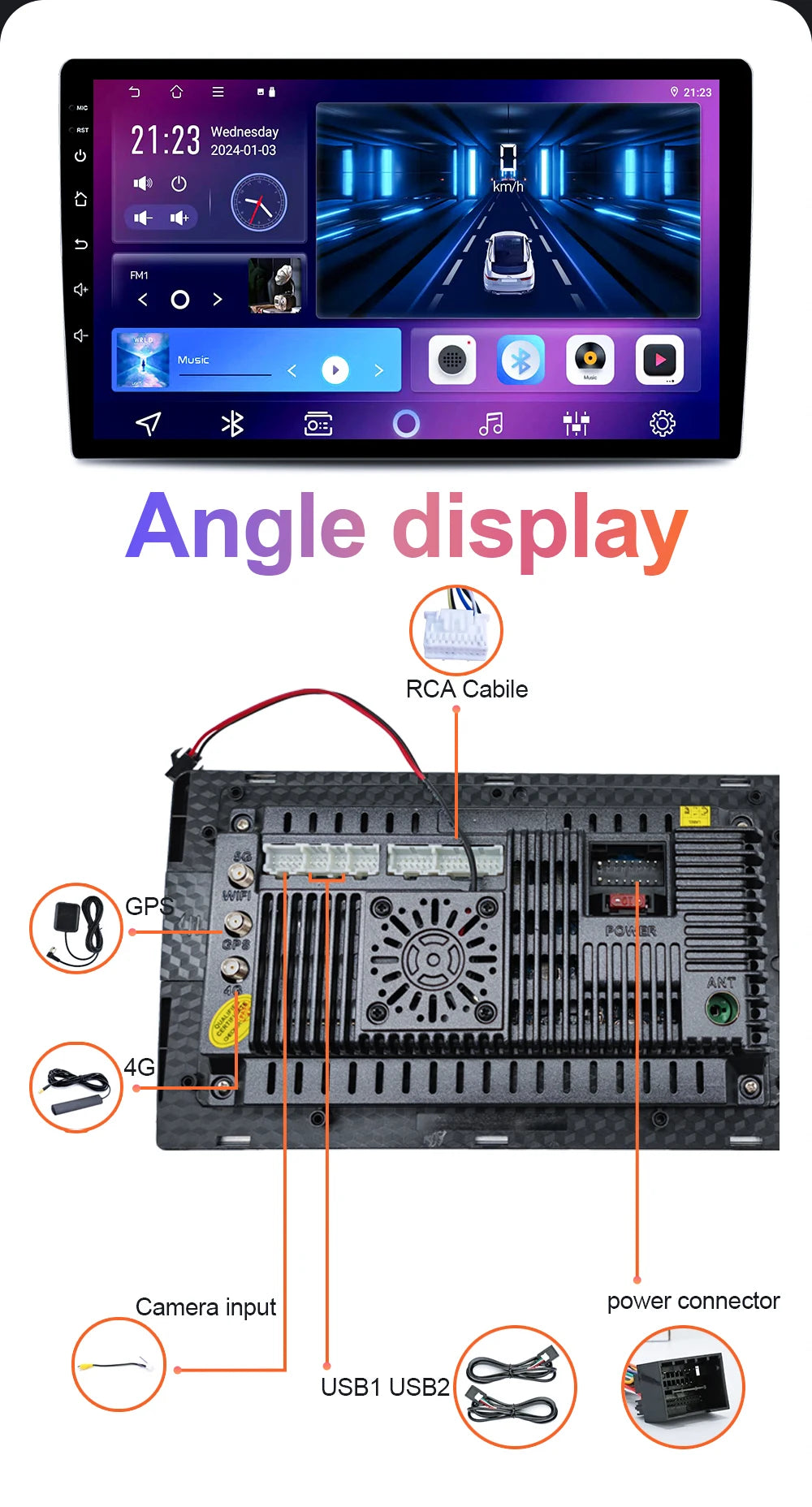No 2din Android 16 For Peugeot 2008 208 Series 2012 - 2018 Carplay Car Radio Multimedia Player Stereo Video GPS Autoradio DVD 2k